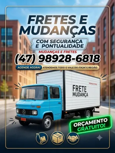 Fretes e mudanças Joinville-sc Araquari-sc 