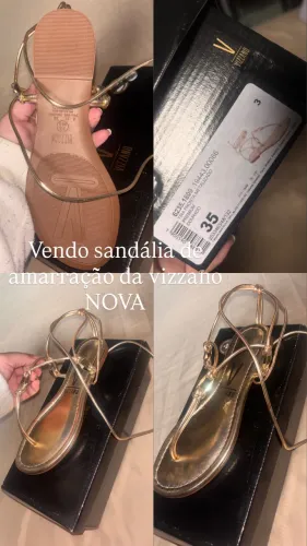 Sandália de amarração
