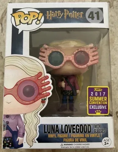 Funko Pop! Harry Potter: Luna Lovegood with glasses Summer Convention Exclusive #41