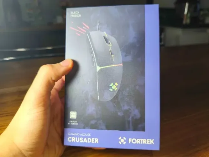 Mouse Gamer Fortrek Crusader RGB Black Edition