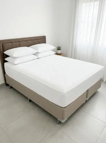 CAMA BOX COMPLETA (BASE + COLCHÃO) DE CASAL - OTIMO ESTADO