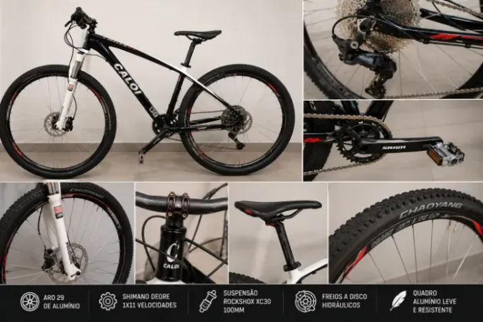 Caloi Elite 30 Aro 29 | Shimano Deore | RockShox | Excelente Estado