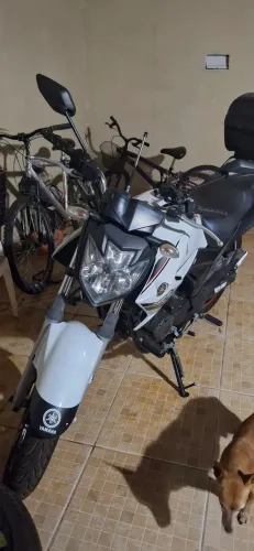 Moto Fazer conservada