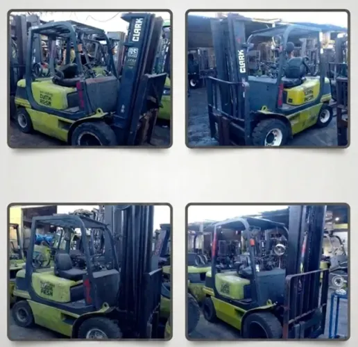 LOTE COM 04 EMPILHADEIRAS CLARK NO ESTADO 3.0 TON E 2.5 TON