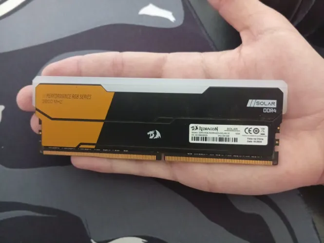 memoria ram redragon solar 16 gb ddr4 3600mhz rgb