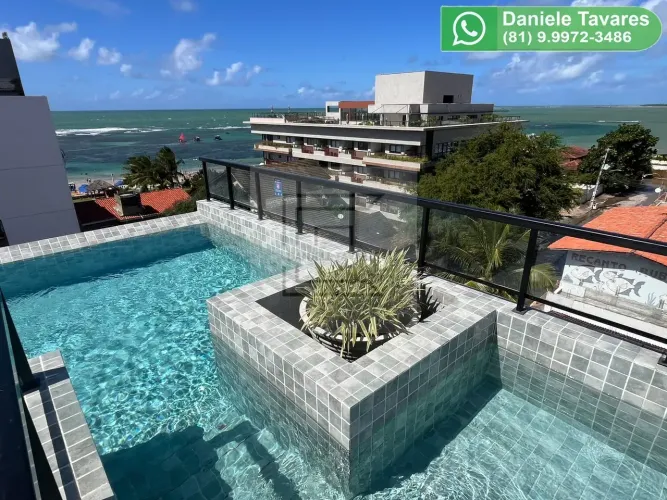 Flat à venda Porto de Galinhas | 30m² | Mobiliado | Rua das Piscinas Naturais | Airbnb