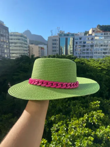 Chapéu de Praia - verde