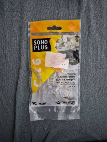 Soho plus cat6 conector macho Rj-45 furukawa