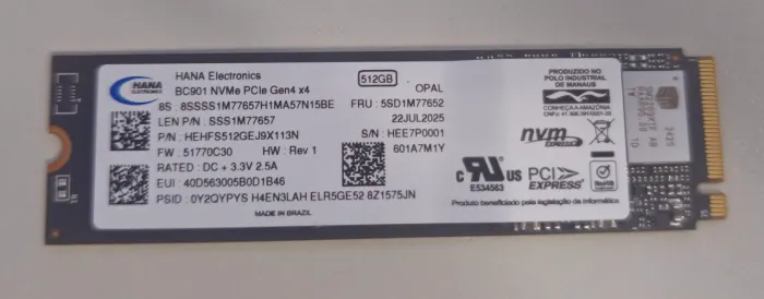 SSD NVME M2 512GB