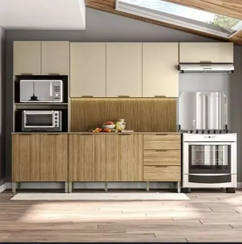 Cozinha glam com balcão