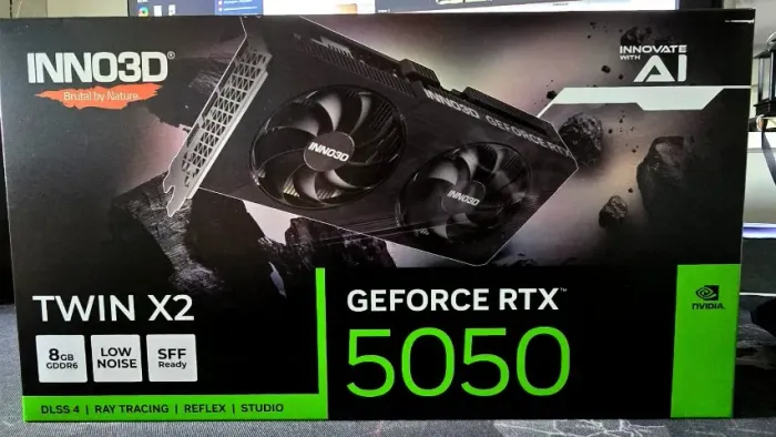 *Placa de vídeo RTX5050 8Gb GDDR6 128bits Twin X2 LACRADA*