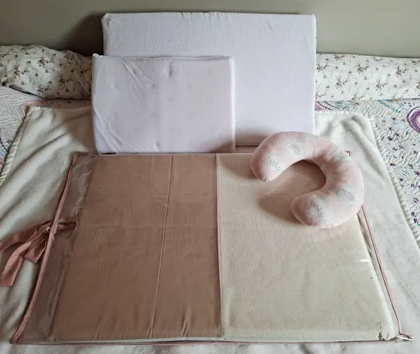 Kit almofada e trocador bebê 