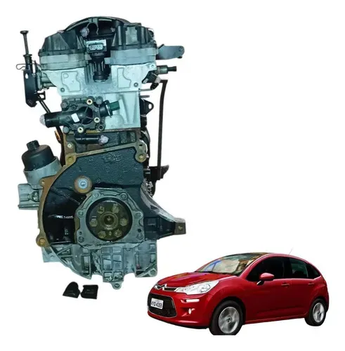 Motor Parcial Citroen C3 1.6 Flex 16v 113cv 2014 2015 2016