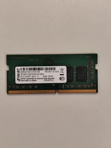 Memória notebook DDR4 8GB Smart 2400MHz