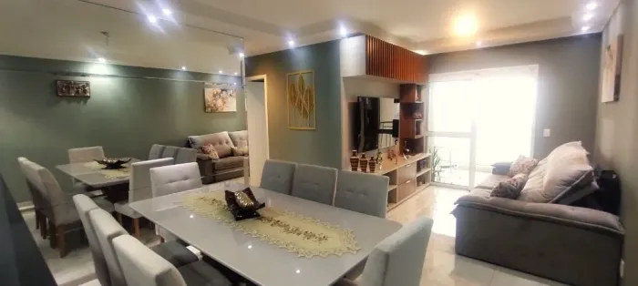Lindo Apartamento com 3 Dorms 82m² com 2 Vagas - Gopoúva - Guarulhos