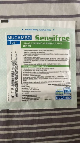 Luvas estéreis Mucambo