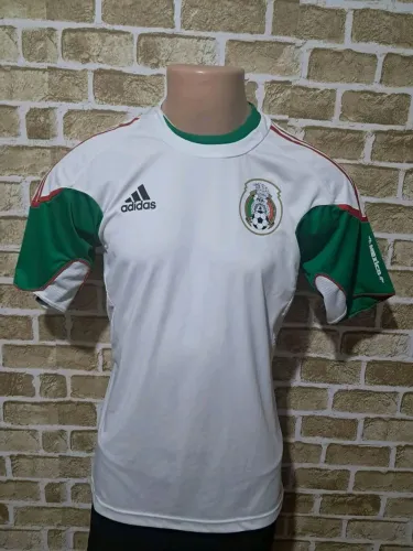 Camisa Original 2009 2010 Branca Treino Seleção México Adidas Tamanho M Mexicana