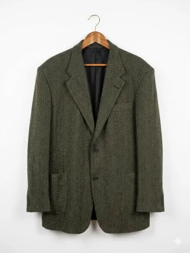 Blazer cia do terno todo forrado, com bolso tamanho GG
