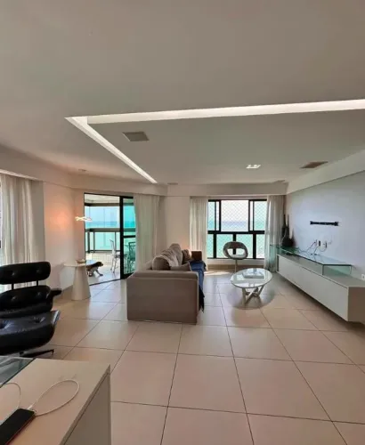 Apartamento de luxo em Boa Viagem com 3 quartos, 155 m², 3 vagas e lazer completo