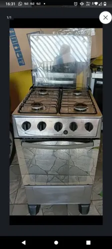 Fogão INOX Atlas Mônaco