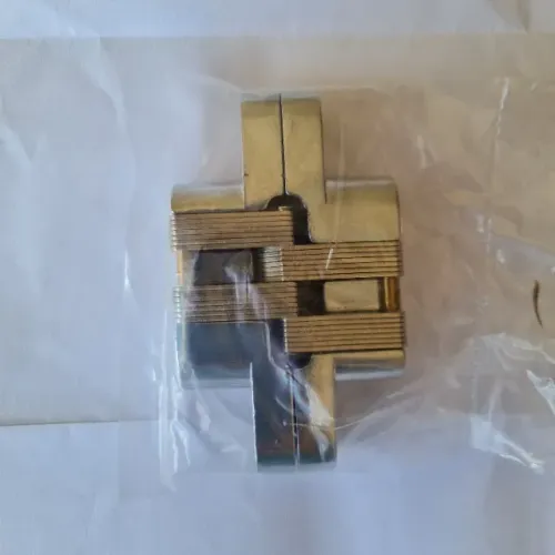Oportunidade! LOTE com 6 unidades: Dobradiça Invisível 94x19mm Cromada HARDT original