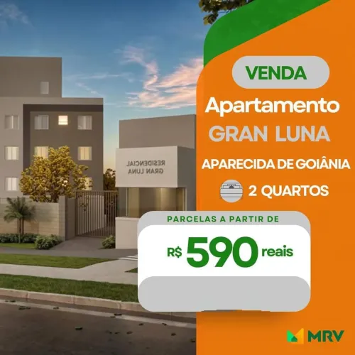 Gran Luna Apart De 2/4 No Jardim Gardenia