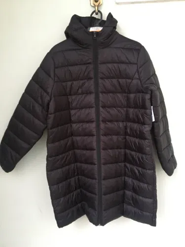 Jaqueta puffer longa plus size xg feminina 