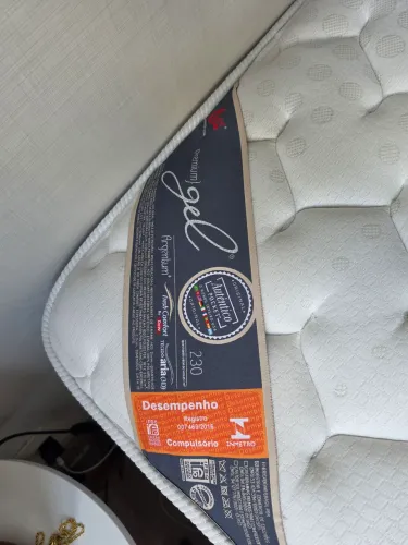 Cama Box Queen Size com Colchão Castor Premium Gel