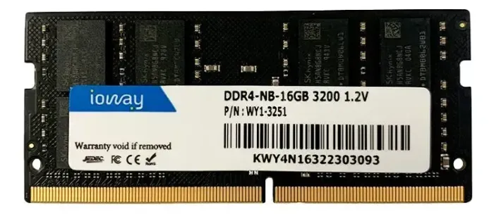 MEMORIA DDR4 16GB 3200MHZ IOWAY