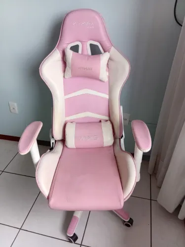 Cadeira gamer rosa