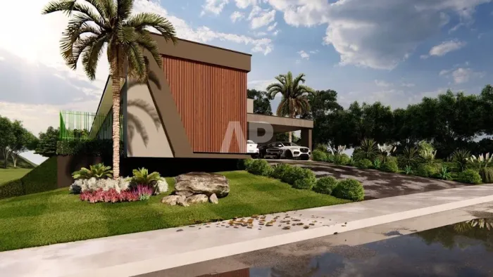 Casa com 4 dormitórios à venda, 480 m² em construção por R$ 4.800.000 - Condomínio Fazenda