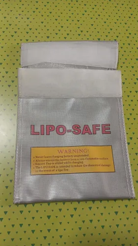 Saco anti chama para carregamento de bateria de litio