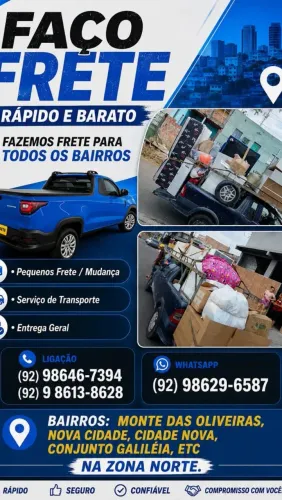 Frete por toda Manaus