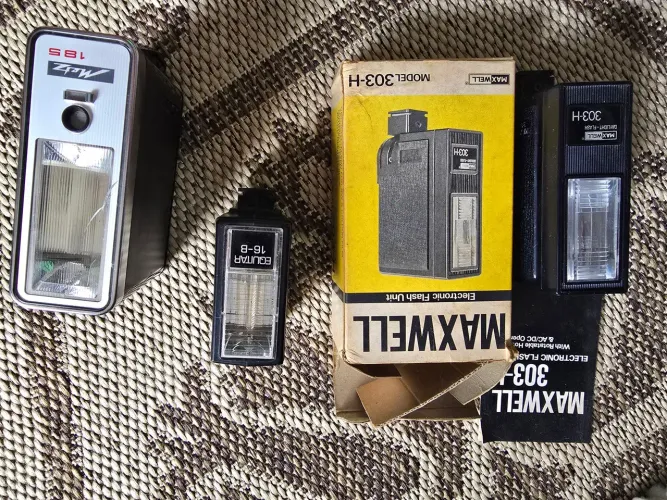 Kit 3 flashs vintage, no estado
