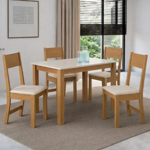 Mesa Atlanta 1,10m com 4 Cadeiras  Produto Novo!  Pronta Entrega!