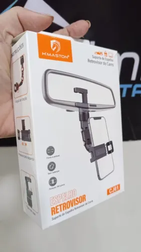 Suporte De Celular Espelho Retrovisor Veicular Carro Cj61 - Loja Coimbra Entregamos