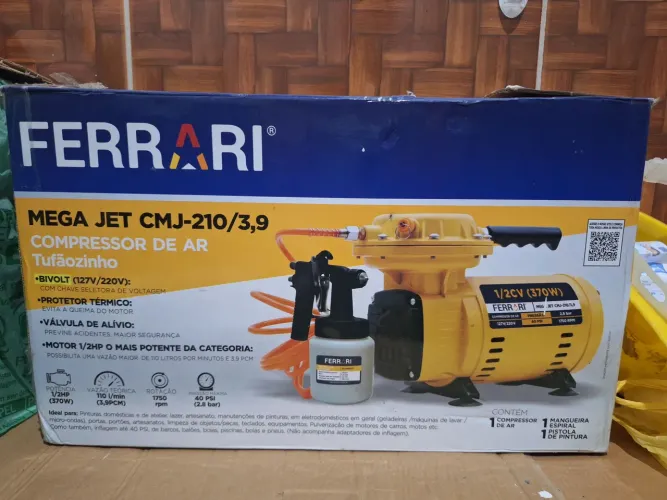 Compressor de Ar de ½ HP da Ferrari