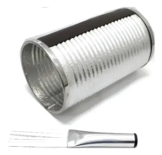 Guiro Luen 25x04 Alum Texturizado Frisado Cinza