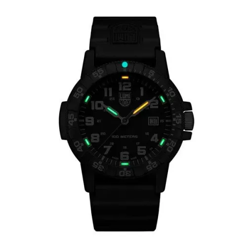 RELÓGIO LUMINOX LEATHERBACK SEA TURTLE 39 MM CÓD.0301 BLACKOUT