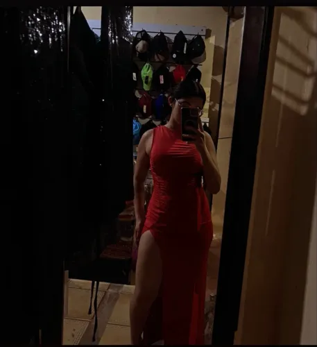 Vestido longo fenda