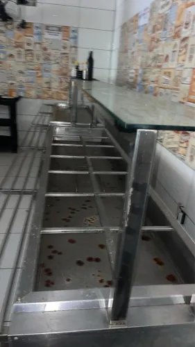 Self-service buffer quente 14 Cubas toda de inox 