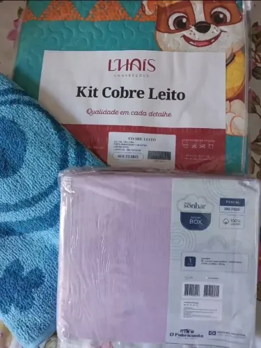 Kit solteiro cobre leito