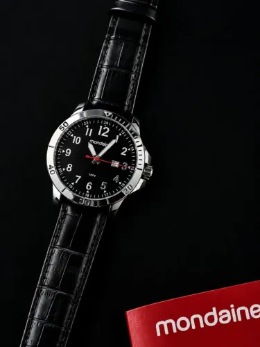 Relógio Mondaine Couro original Masculino 99703g0mvnh1