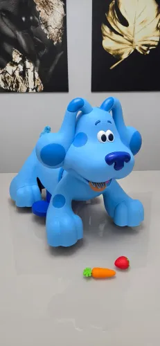 Bang Toys Cachorro Elétrico Rideamals Blue's Clues 6V Recarregável Azul
