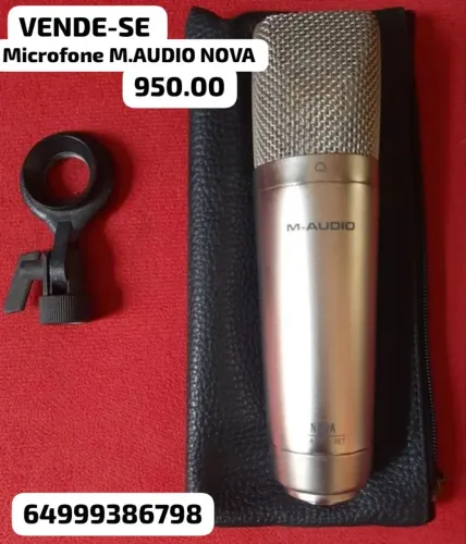 Microfone m áudio class nova feat