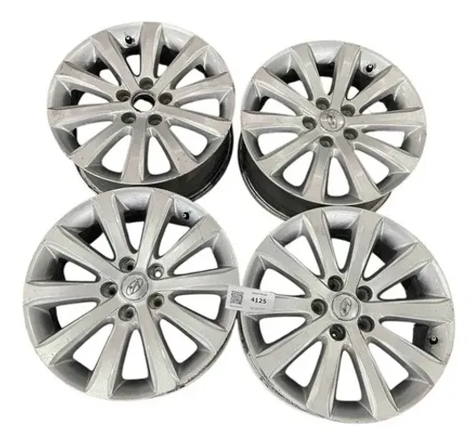 Jogo De Roda Hyundai Azera Aro 17 5×114,3 Prata