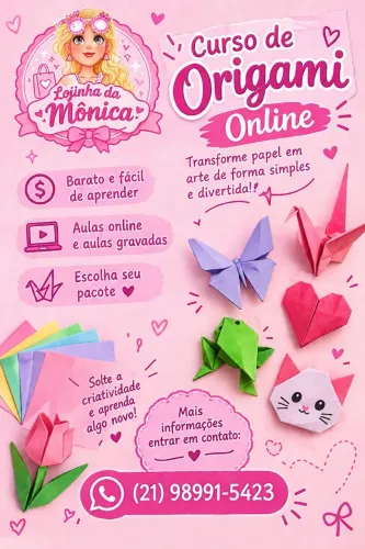 Curso de origami online PARA TODAS AS IDADES