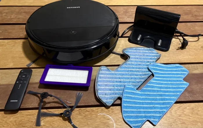 Aspirador de Pó Robô POWERbot-E Conectividade Wi-Fi SmartThings | Limpeza 2 em 1