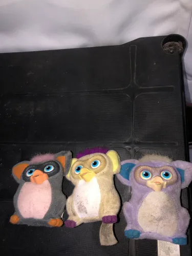 Lote Miniaturas Brinquedos Furby - Coleção Promocional Vintage Retro