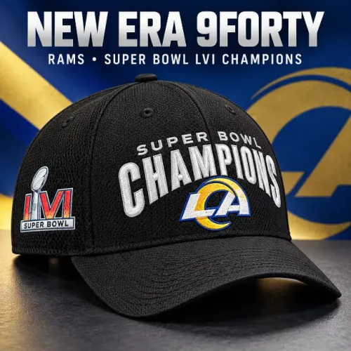 Boné New Era 9FORTY Los Angeles Rams ? Super Bowl LVI